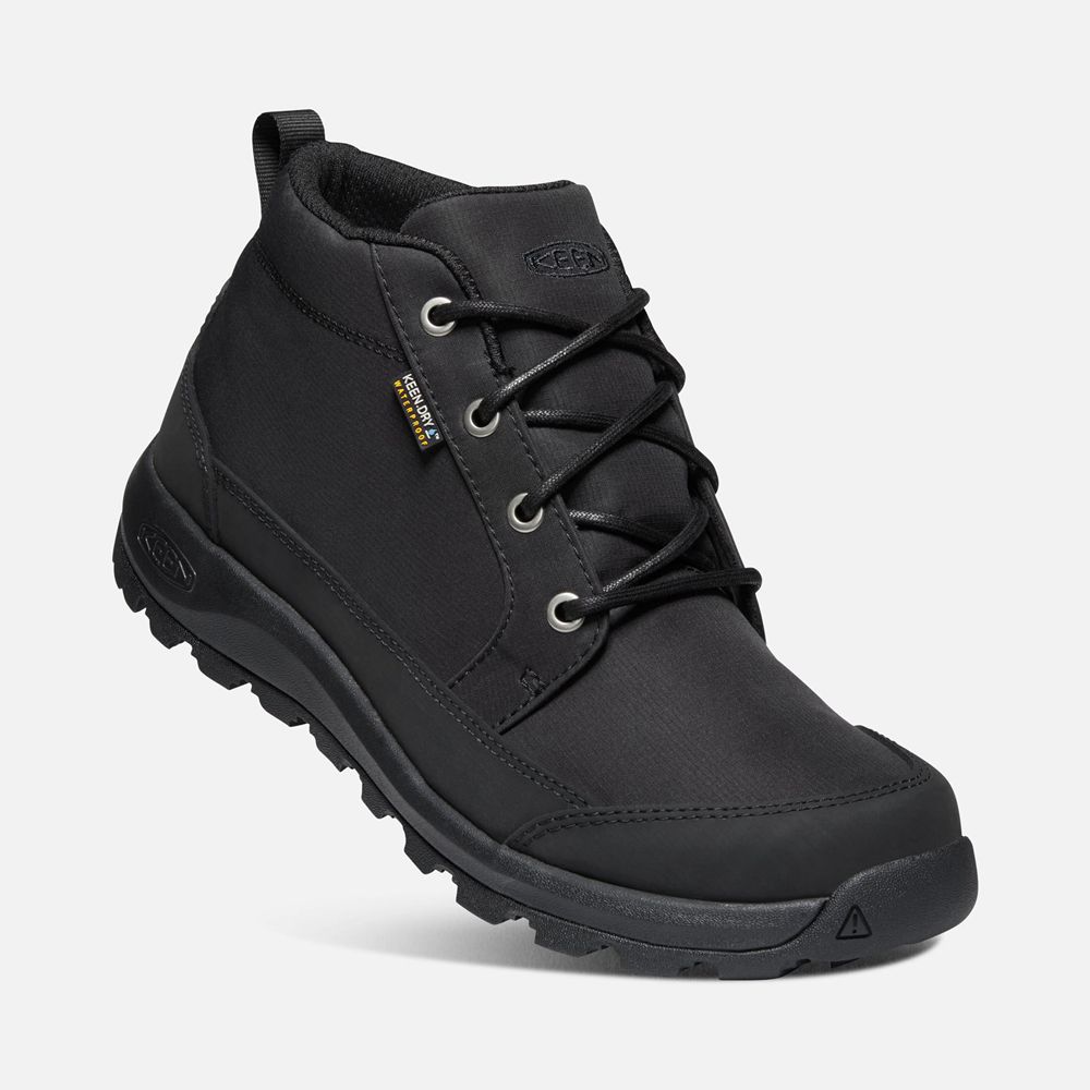 Botas Chukka Keen Mexico Negros - Hombre Glieser Nylon Waterproof - IW9431025